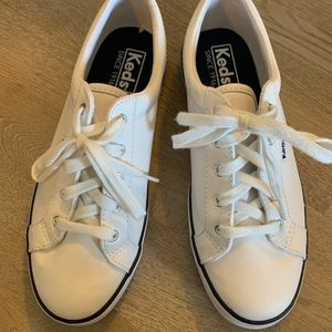 KEDS White Leather Kickstart sneaker Size 6